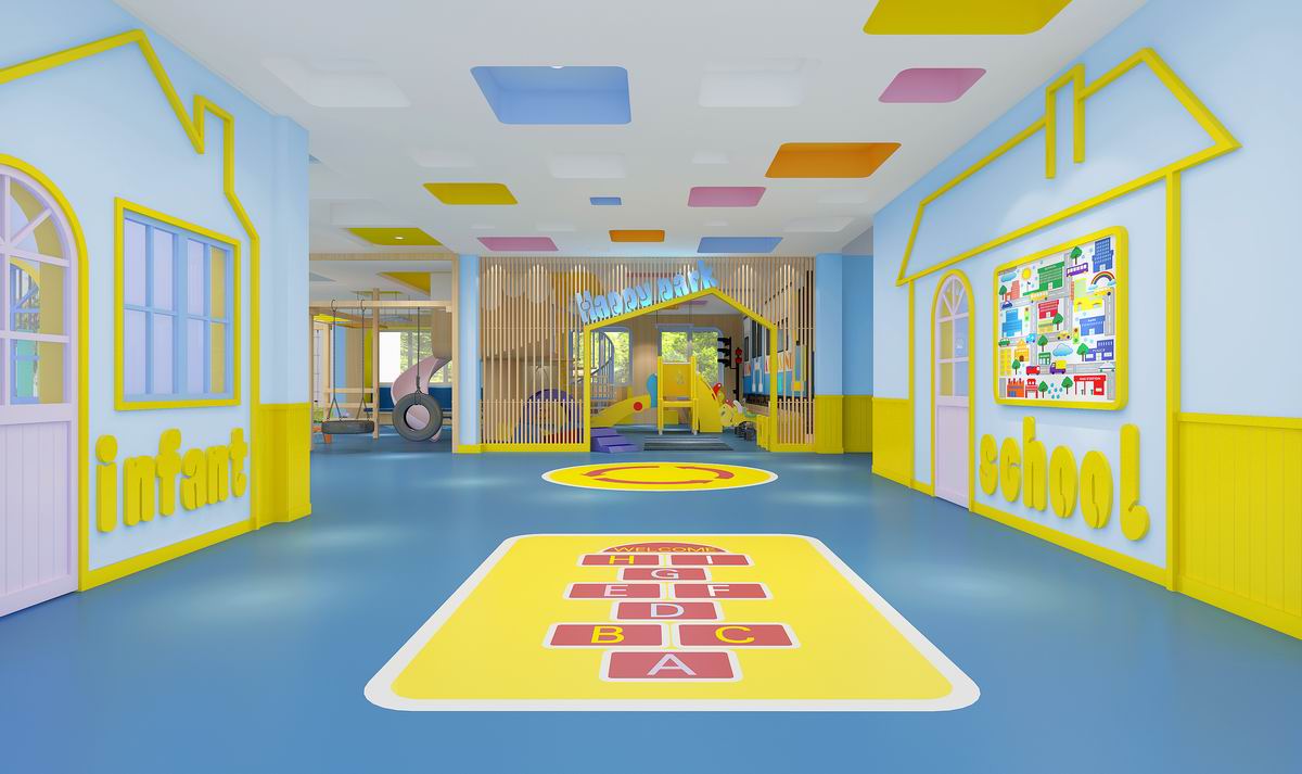 东莞城区中心幼儿园装修设计