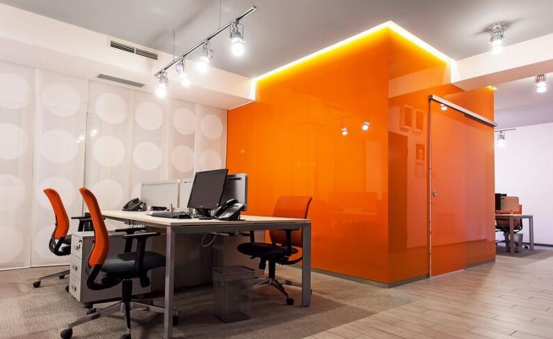 坤灵科技公司办公室装修设计工程