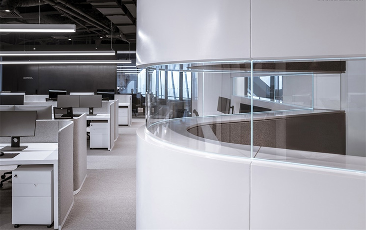 科技公司办公室装修设计，营造人工智能时代氛围